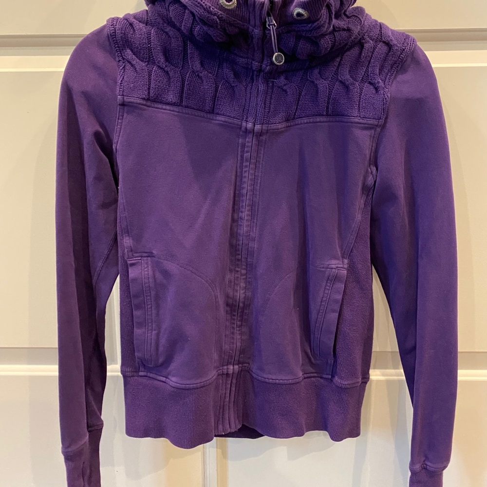 Hooded Lululemon zip jacket